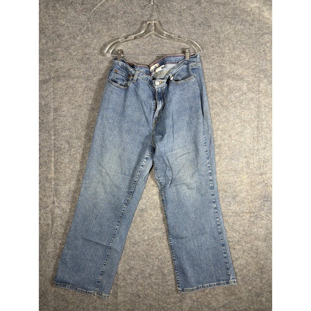 Levi's 550 Classic Relaxed Tapered Women Blue Jeans 24 100% Cotton Medium Wash